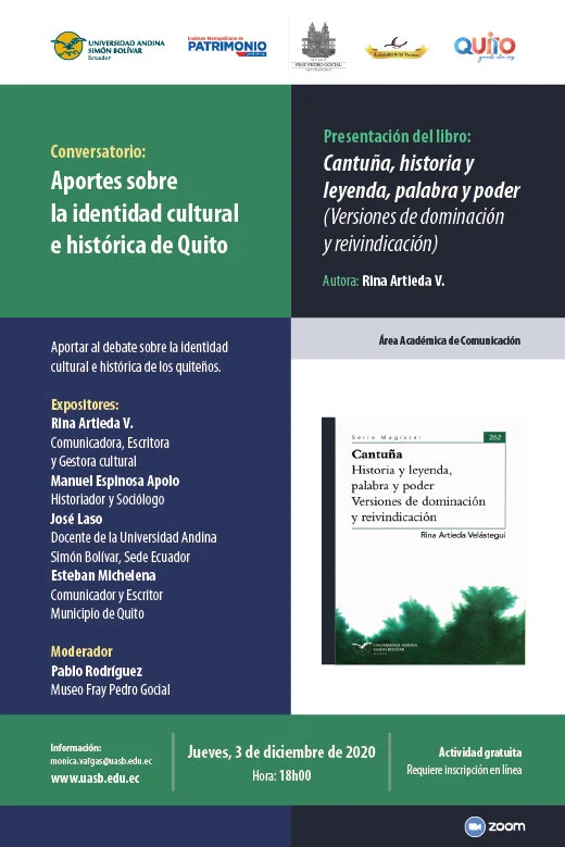 Conversatorio: Aportes sobre la identidad cultural e historia de Quito