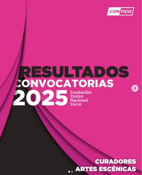 Resultados de la convocatoria para curadores de la muestra de artes escénicas